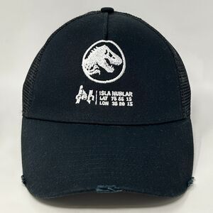 Jurassic Park Milliner Trucker Hat Baseball Cap Zavvi Exclusive Snapback Black
